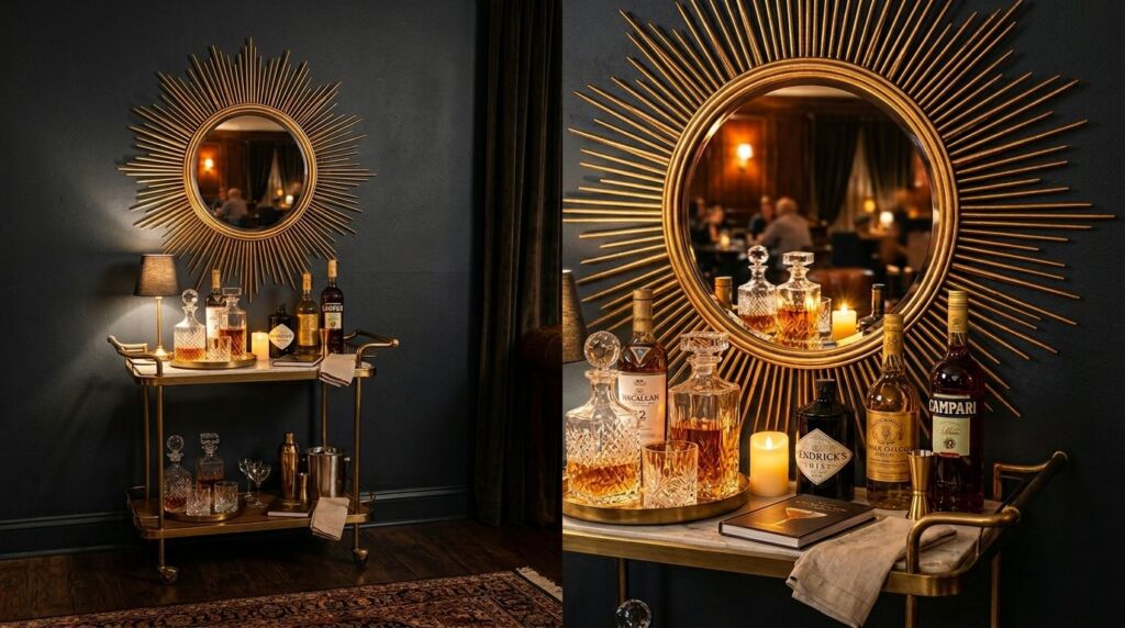 Image related to Art deco mirror on wall 17ef37f3dd