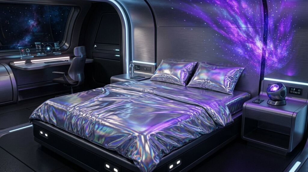 Image related to Bed with holographic 202603200037