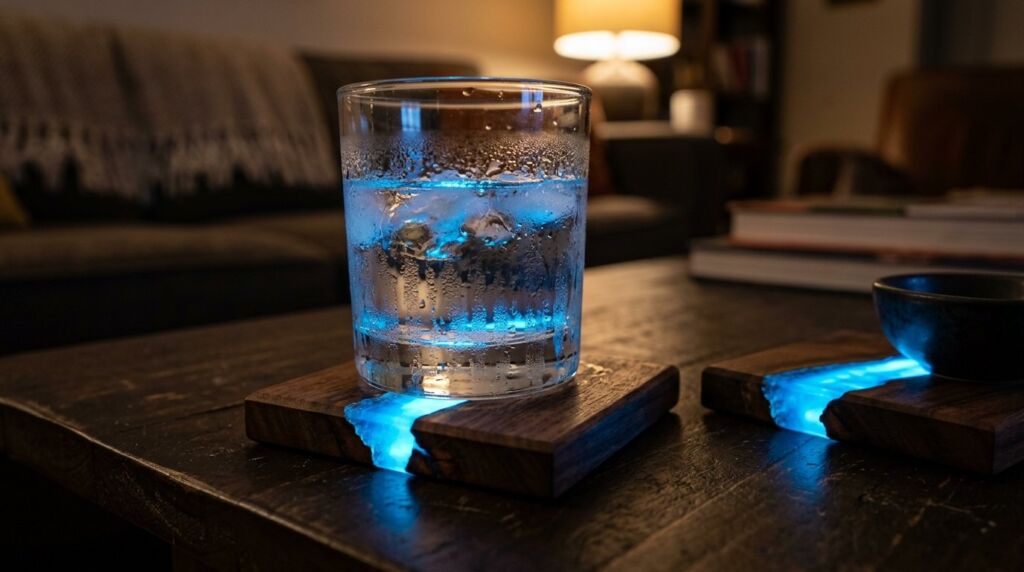 Image related to Glowing resin coasters 202603200038